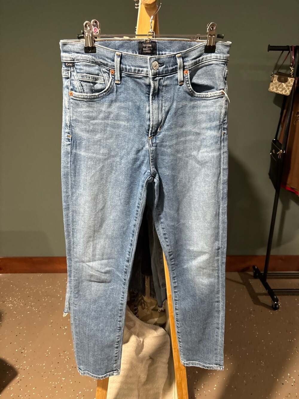 Citizens of Humanity Rocket Crop High Rise Skinny Jeans Size 27